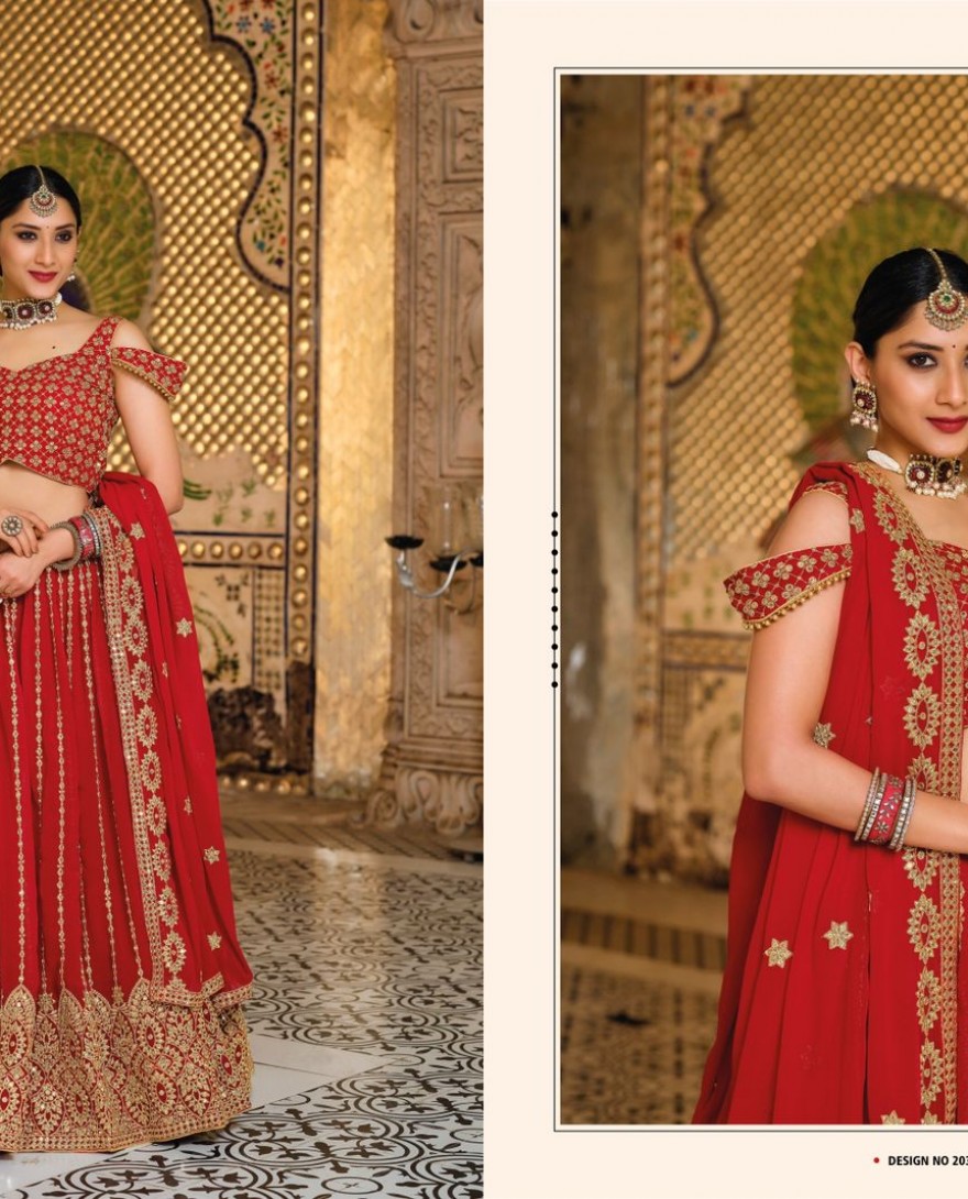 Buy Wedding Wear Cream Embroidery Work Silk Lehenga Choli Online From Surat  Wholesale Shop.